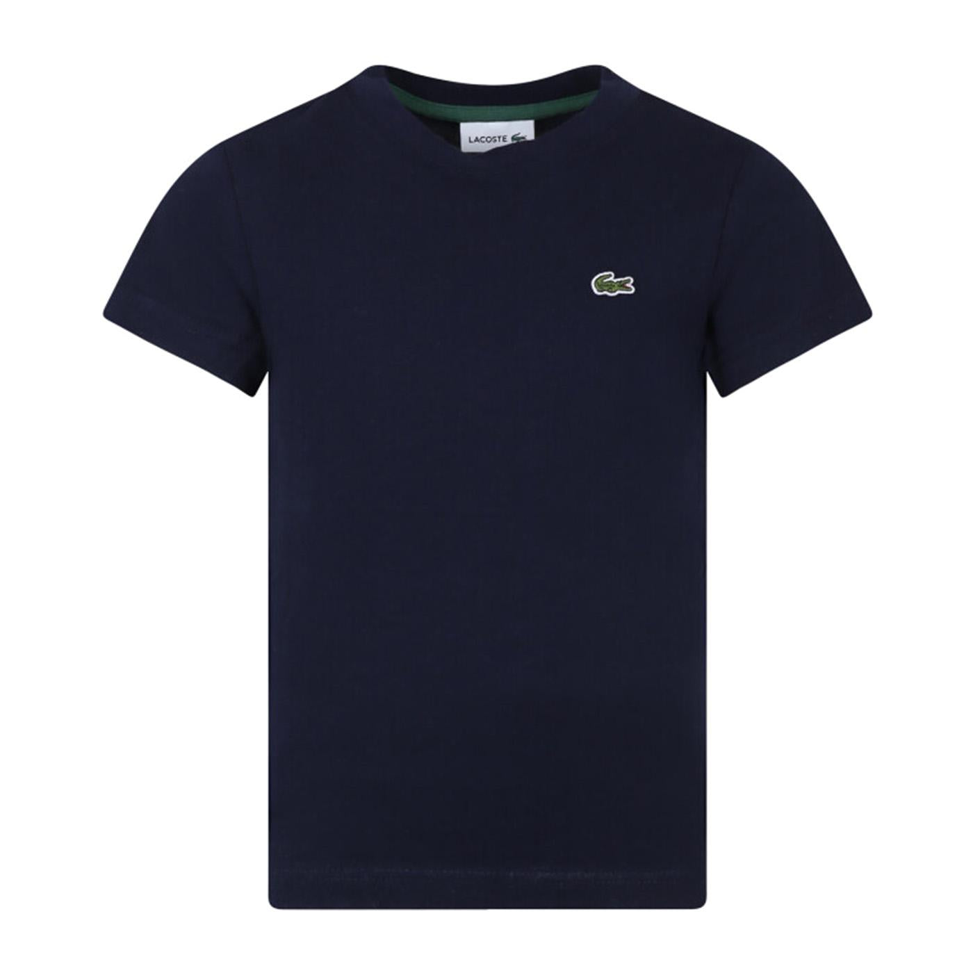 T-Shirt 166 Blue - Maglietta Girocollo Bambini Blu TJ1122-166  LACOSTE 
