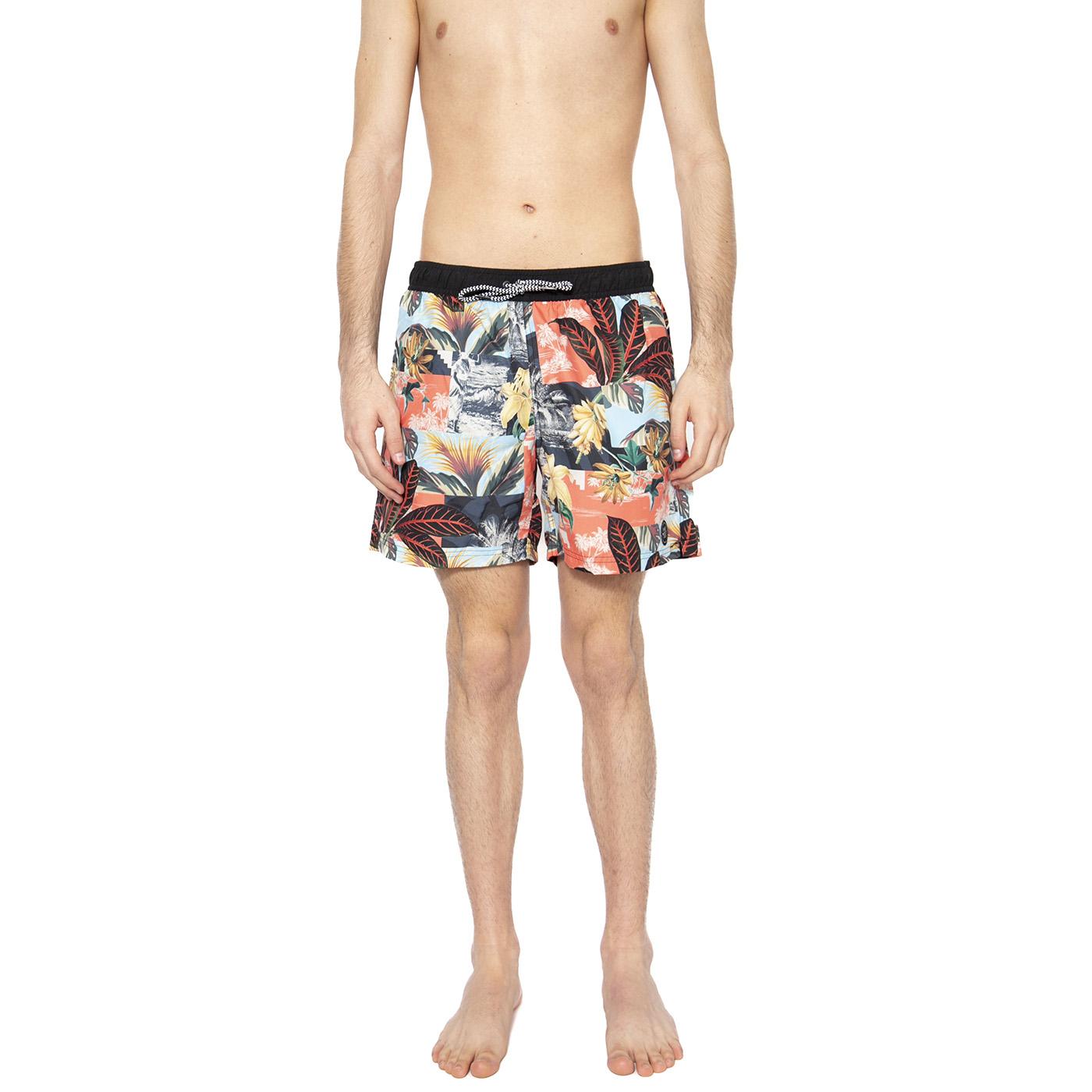 Locklan New Coral Pink - Costume da Bagno Uomo Multicolore 2711821-331  PROTEST 
