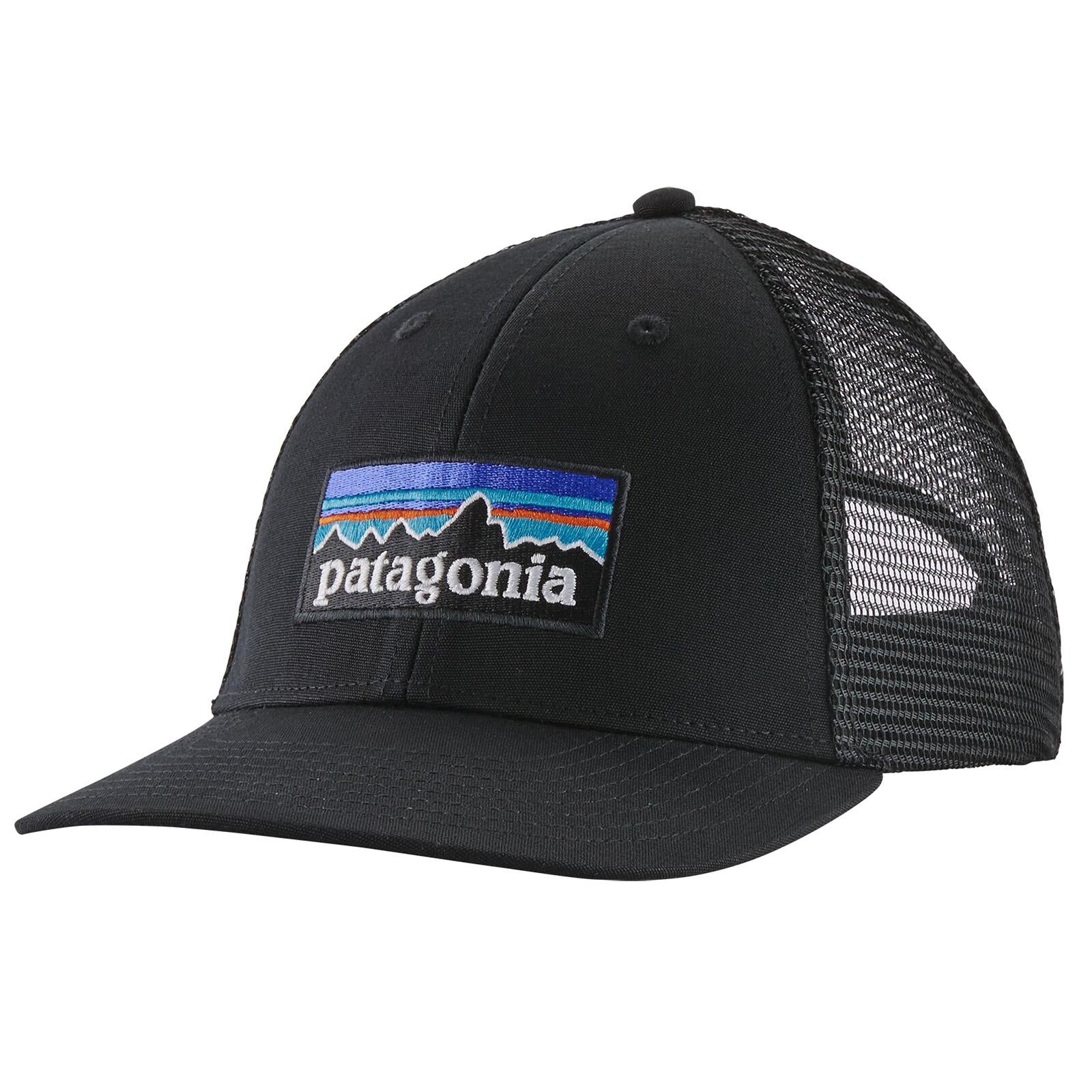 P-6 Logo Black Trucker Hat 38283-BLK  PATAGONIA 