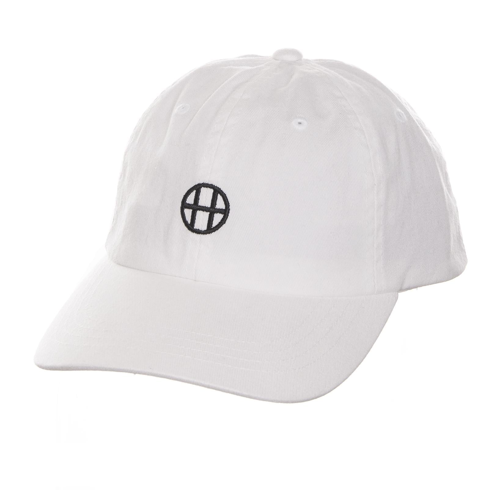 CIRCLE H CURVE VISOR 6 PANEL HT00018-WHITE  HUF 