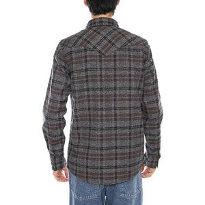 Western Shirt Reach Black - Camicia Uomo Multicolore 112371526  WRANGLER 