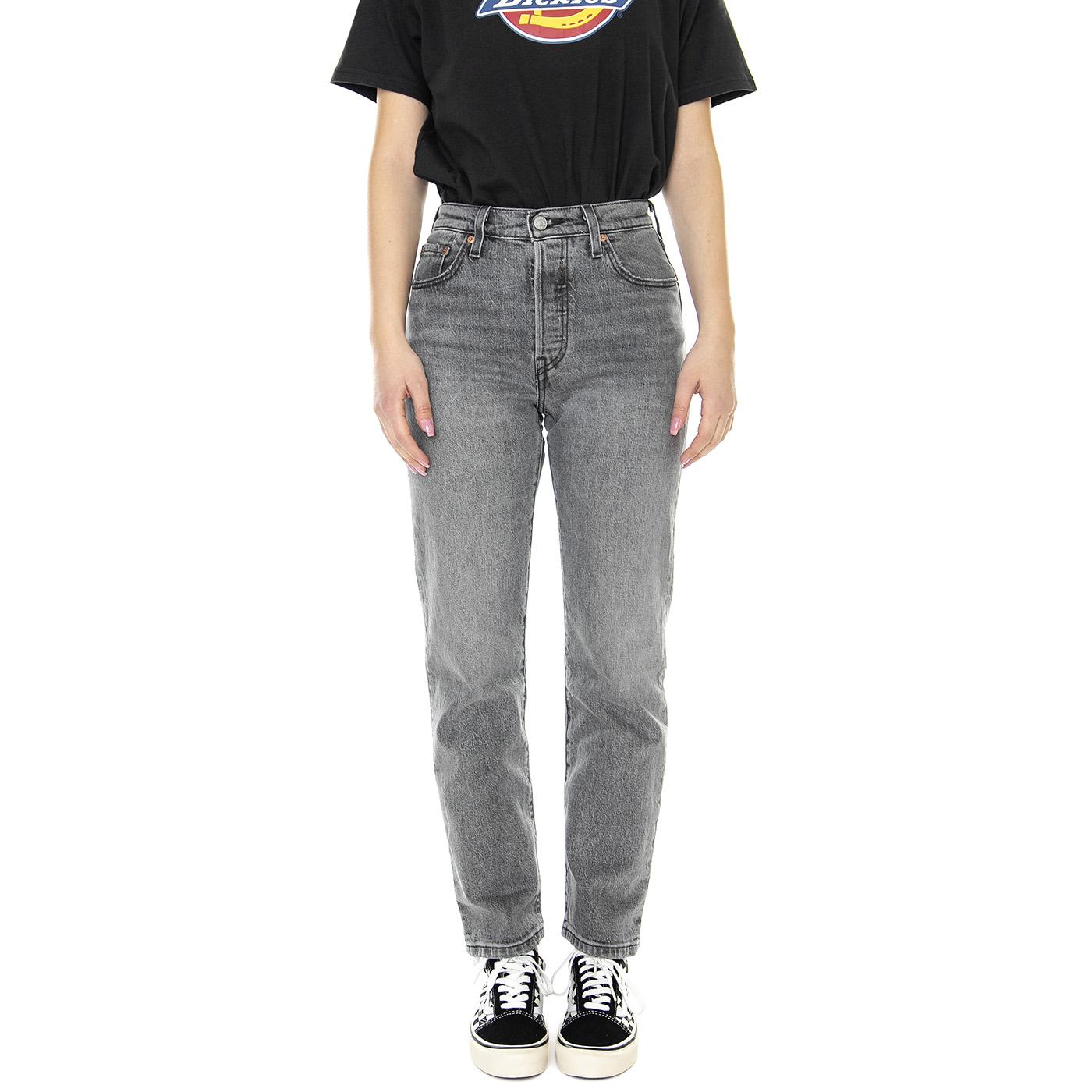 501 Crop Z0623 Gray Worn In - Pantaloni Denim Jeans Donna Grigi 36200-0235  LEVIS 