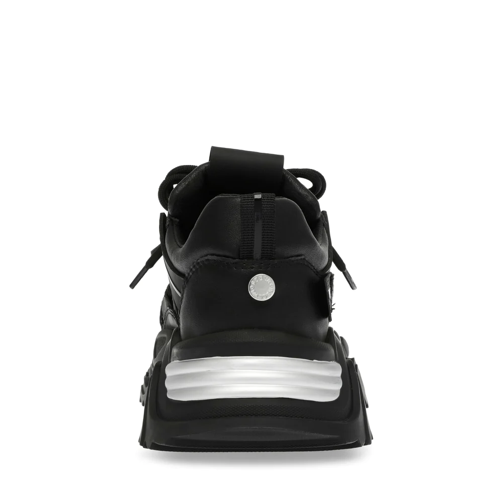 Kingdom Black / Silver - Scarpe Stringate Profilo Basso Donna Nere SMPKINGDOM-915  STEVE MADDEN 