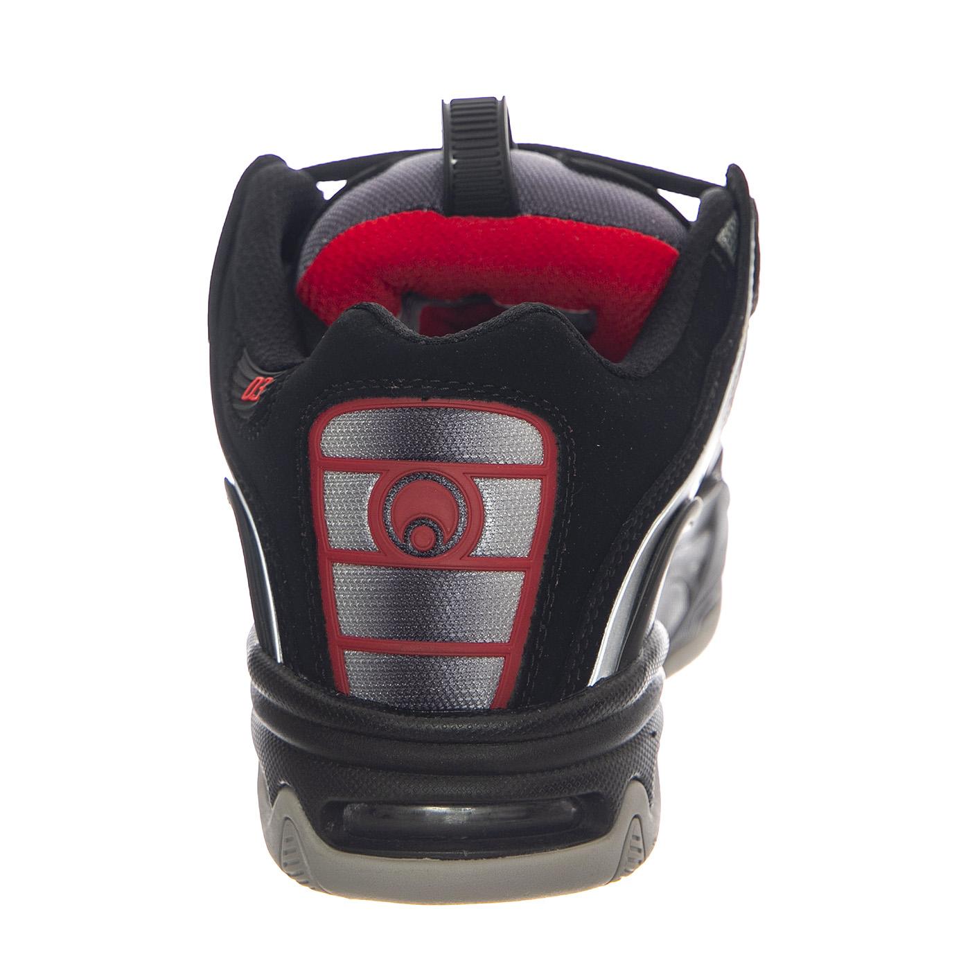 D3 2001 Foowear Black / Light Grey / Red - Scarpe Uomo Multicolore 1141-OS002756  OSIRIS 