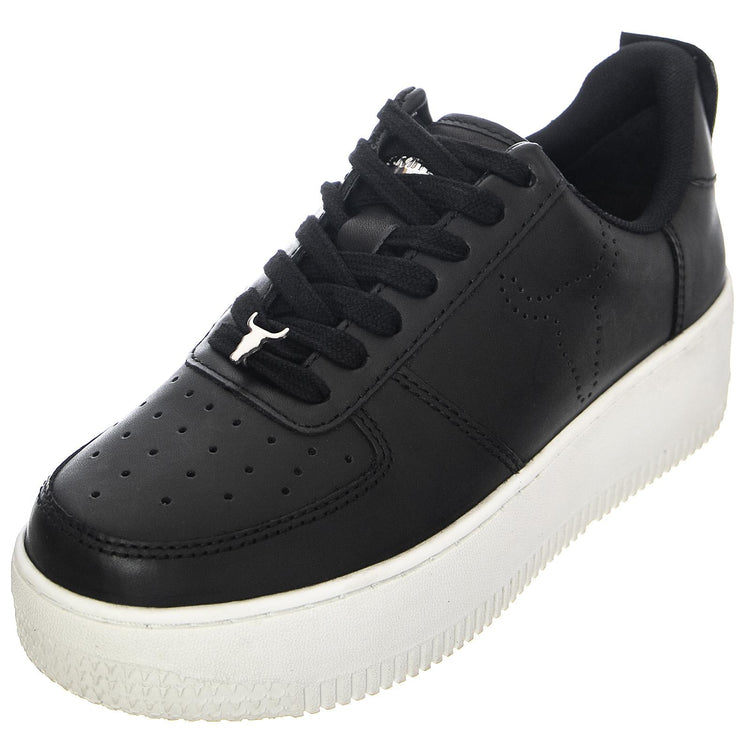 Racerr Shoes - Black / White - Scarpe Stringate Profilo Basso Donna Nere 215431_9  WINDSOR SMITH 