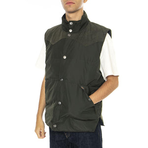 Reversible Western Puffer Olive Nig. - Giacca Smanicata Uomo Multicolore 112355686-GREEN  LEE 