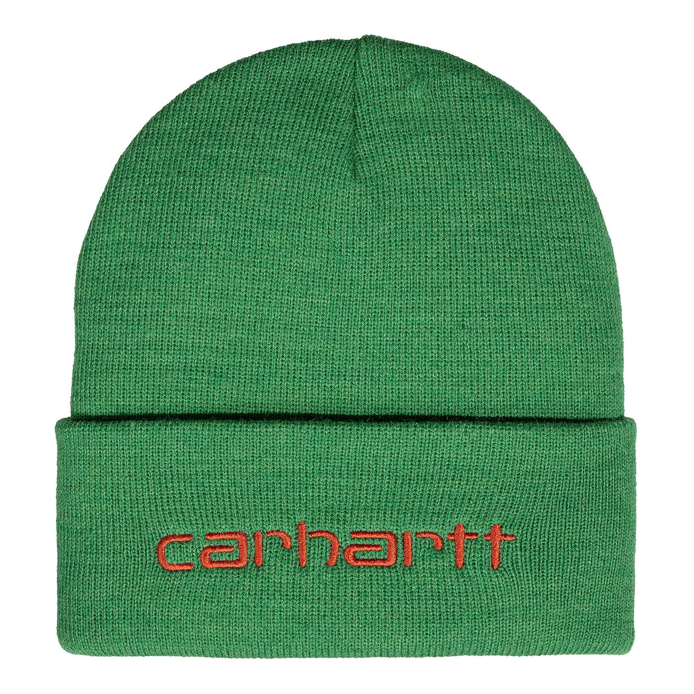 Script Beanie Bonsaï / Brick - Cappellino a Cuffia Verde I030884-11YXX  CARHARTT WIP 