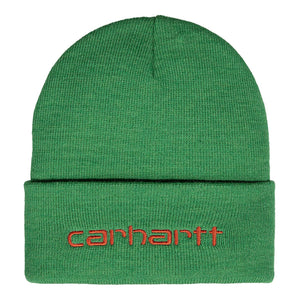 Script Beanie Bonsaï / Brick - Cappellino a Cuffia Verde I030884-11YXX  CARHARTT WIP 