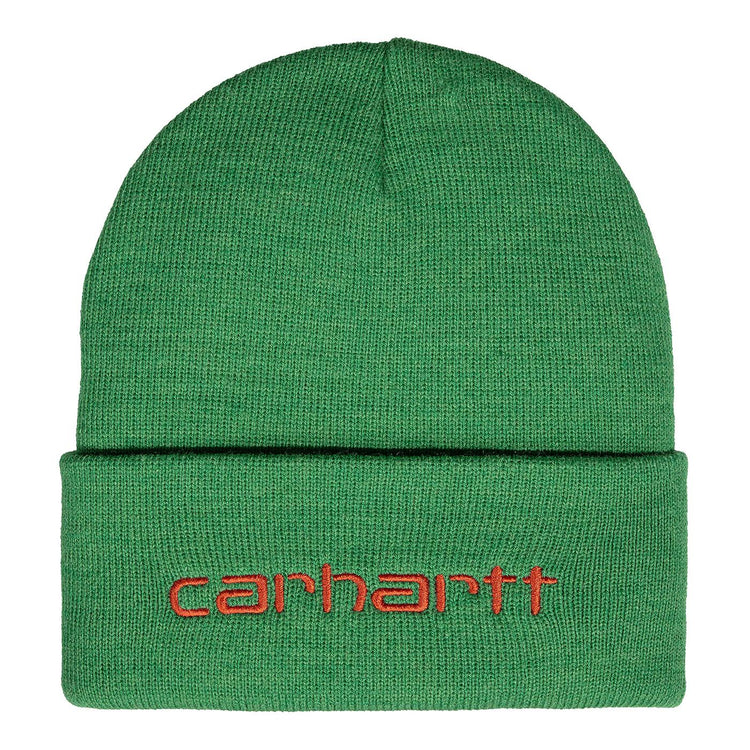 Script Beanie Bonsaï / Brick - Cappellino a Cuffia Verde I030884-11YXX  CARHARTT WIP 
