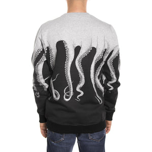 BLACK OCTOPUS CREWNECK ORIGINAL LIGHT GREYEsterno 76266_4  OCTOPUS 