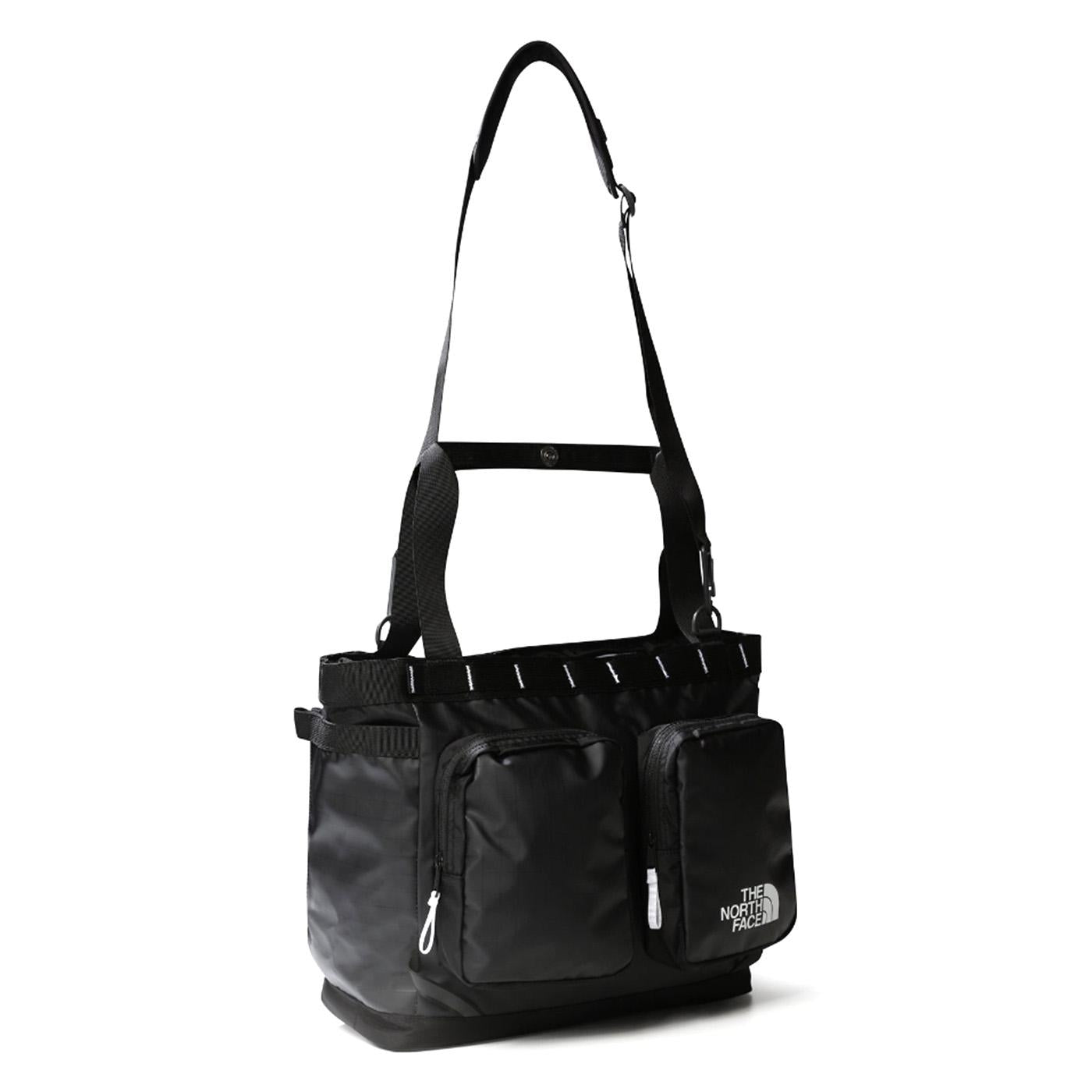 Base Camp Voyager Tote Tnf Black / Tnf White - Borsa a Tracolla Nera NF0A81BMKY41  THE NORTH FACE 