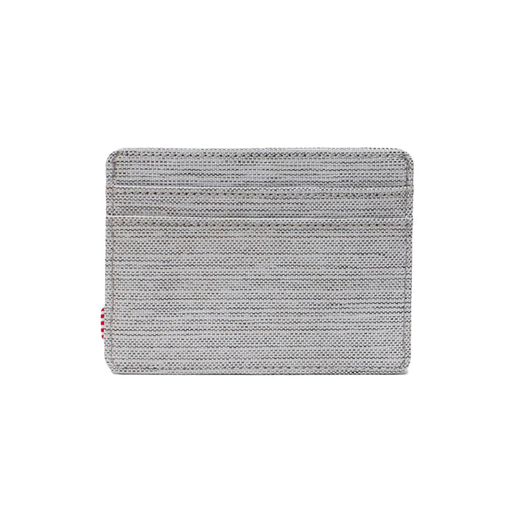 Charlie Cardholder Light Grey Crosshatch - Portacarte Grigio 30065 01866 HERSCHEL 