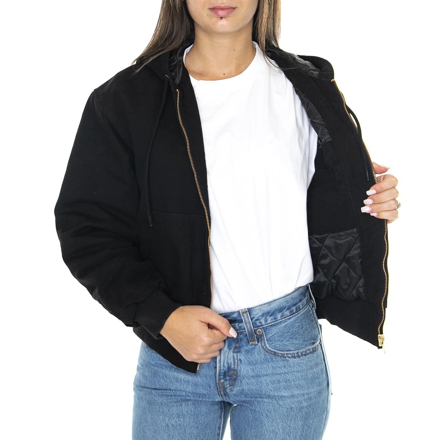 W' OG Active Jacket Black /rinsed - Giacca Donna Nera I032238.8902 . CARHARTT WIP 