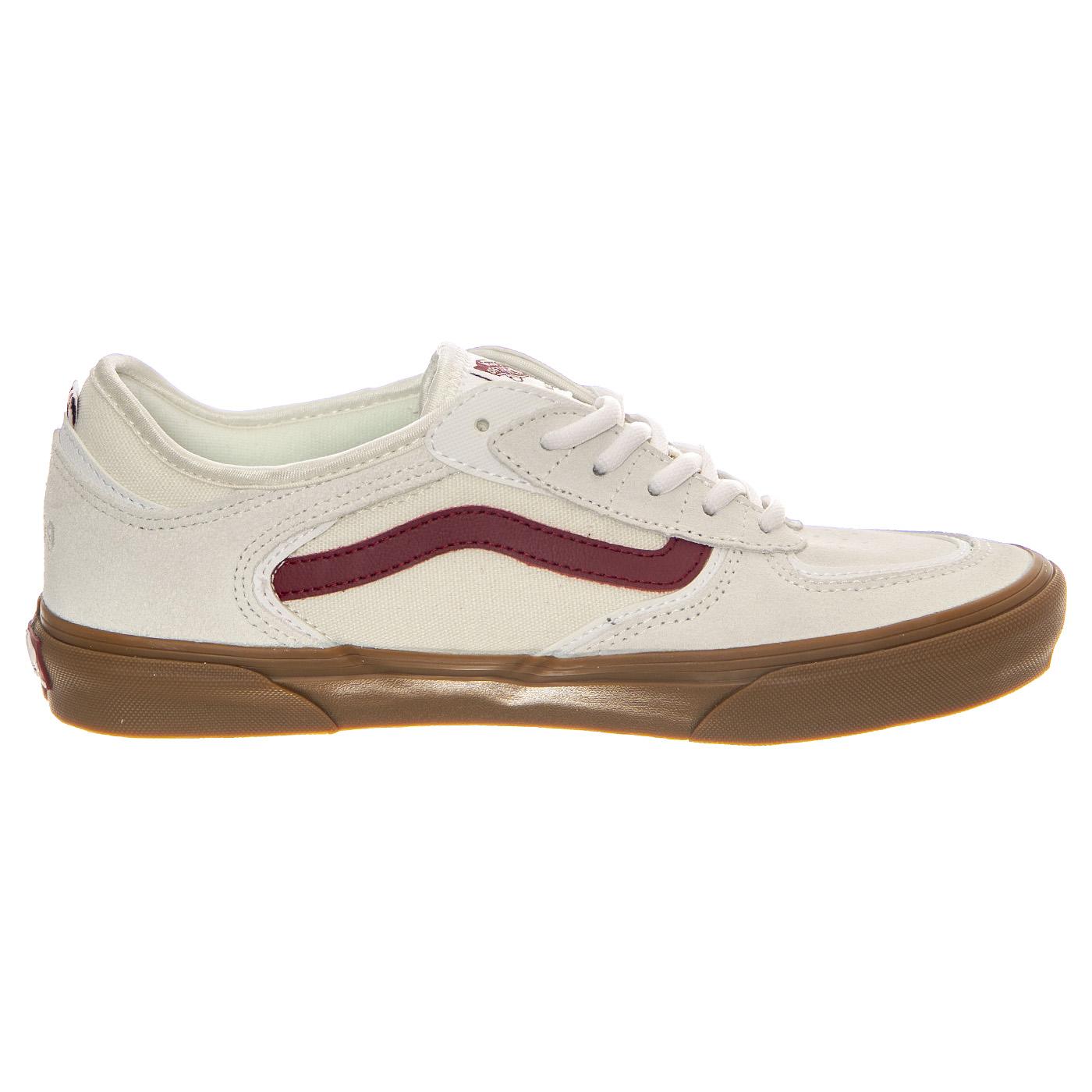Skate Rowley Red / White / Gum - Scarpe Uomo Bianche VN0A2Z3O6LQ1  VANS 
