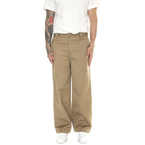 Brooker Pant Leather /rigid - Pantaloni Uomo Beige I032356.8Y01  CARHARTT WIP 