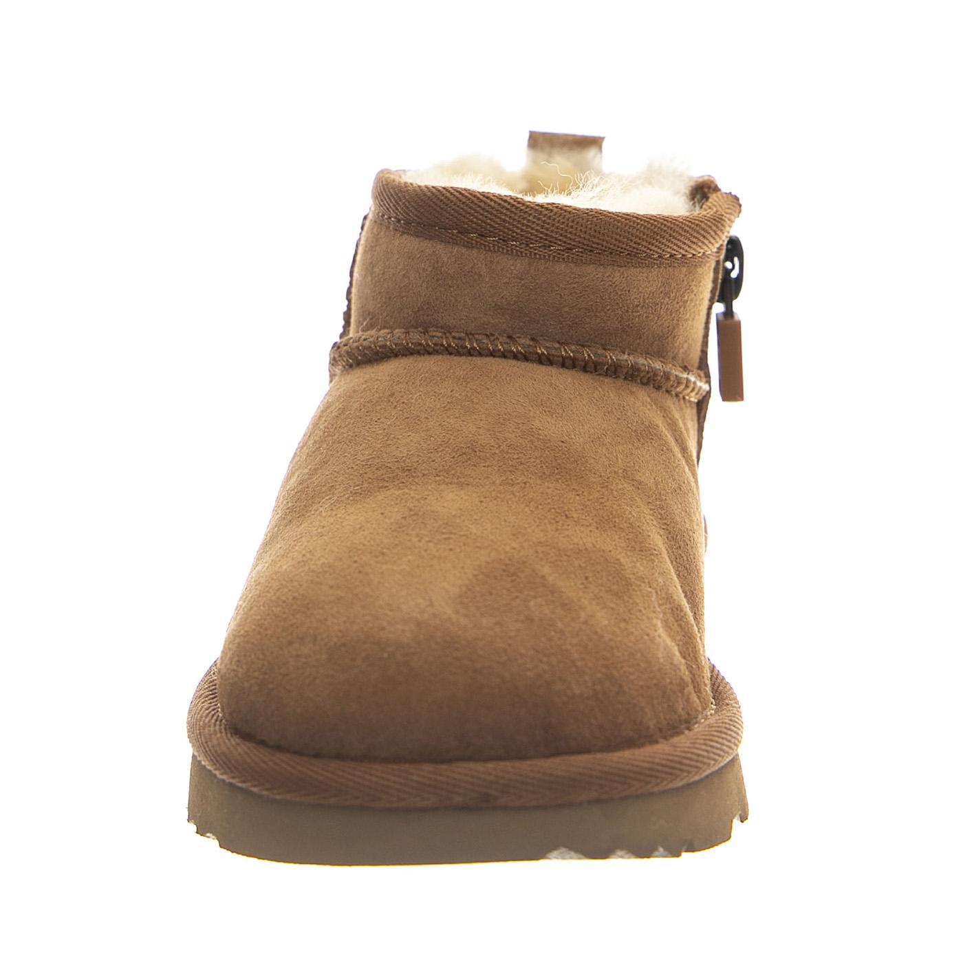 UGG Classic Ultra Mini Chestnut - Scarpe Bambino/Bambina in Pelle Scamosciata Marrone 1130750T CHE UGG 