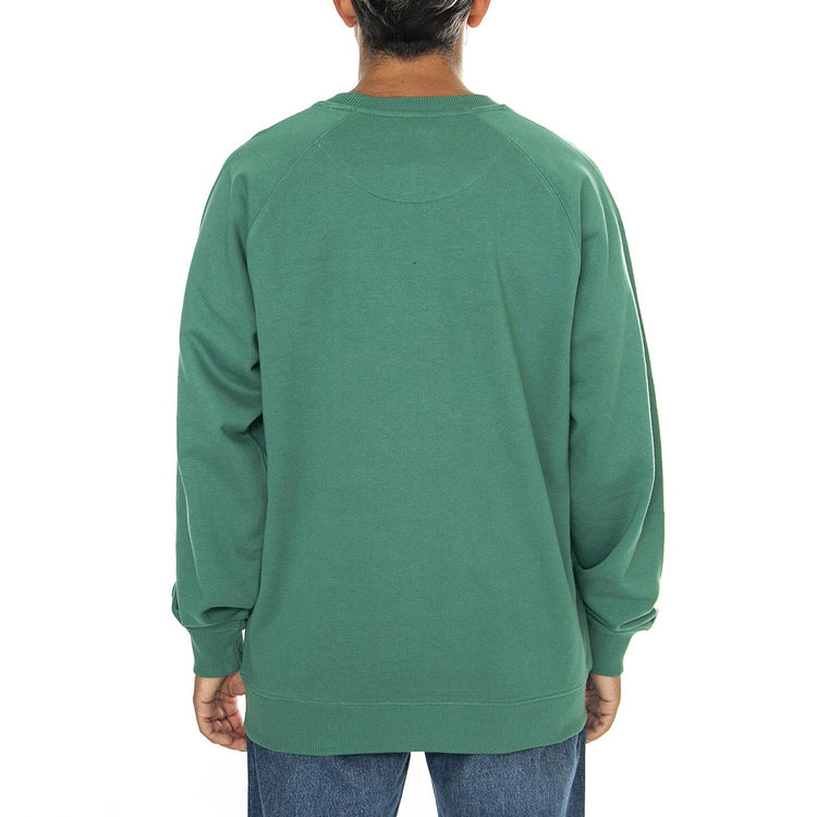 Penfield Badge Sweatshirt Fir - Felpa Girocollo Uomo Verde PFD0346-F56  PENFIELD 