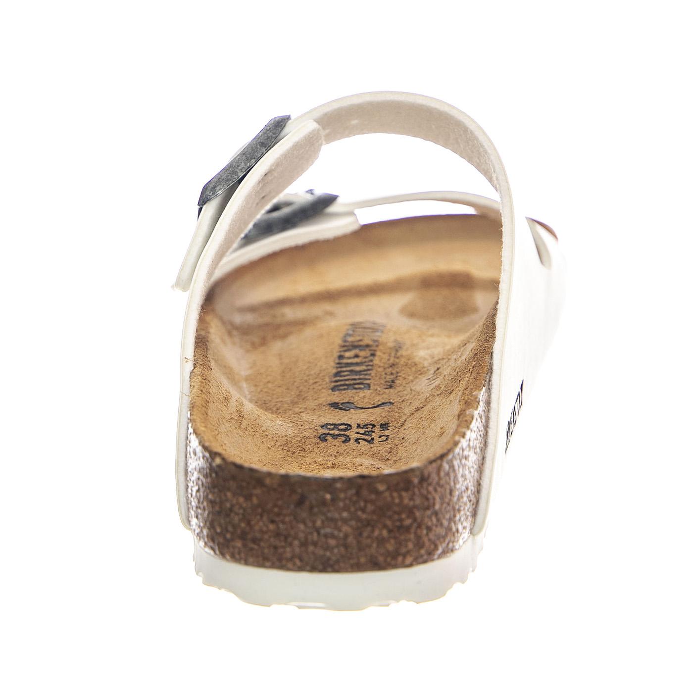 Arizona white Birko Flor - Sandali Uomo / Donna Bianchi 552683  BIRKENSTOCK 