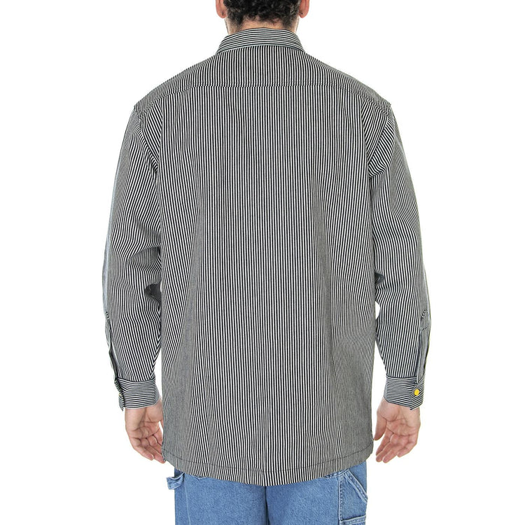 NYS LS Twill Work Shirt Hickory Stripe - Camicia Uomo Multicolore DK0A4Y42HS01  DICKIES 