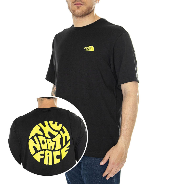 M S/S Festival Tee TNF Black - Maglietta Girocollo Uomo Nera NF0A8799JK31  THE NORTH FACE 