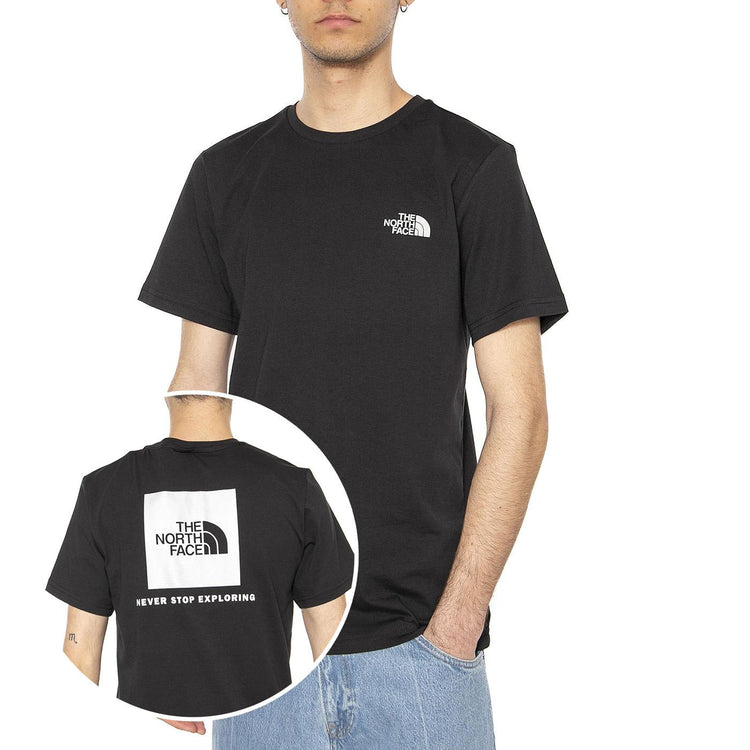 Men's S/S Reflective Box Nse Tee - Maglietta Girocollo Uomo Nera NF0A8C4VU1H1  THE NORTH FACE 