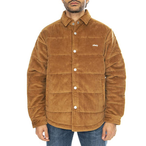 Gran Cord  Shirt Jacket Catechu Wood - Giacca Uomo Marrone 121160051-CTU  OBEY 