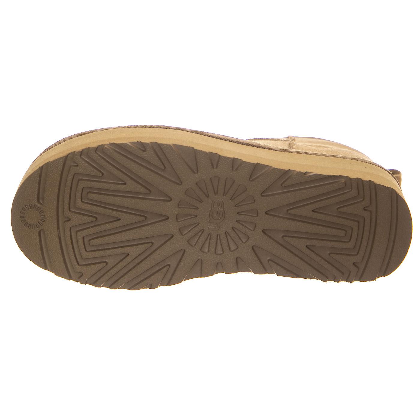 W Classic Ultra Mini Platrform - Stivaletti Donna Beige 1135092-SAN  UGG 