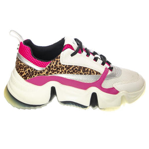 City White / Multicolor - Scarpe Stringate Profilo Basso Donna Bianche / Multicolore CITY02S1  STEVE MADDEN 