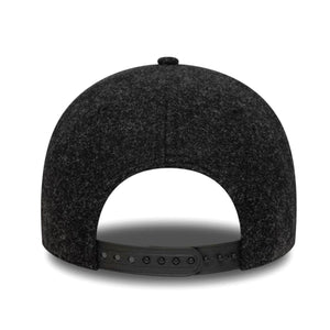Melton Wool 9FORTY® New York Yankees Black / White - Cappellino con Visiera Uomo Nero / Bianco 60758970 BLKWHI NEW ERA 