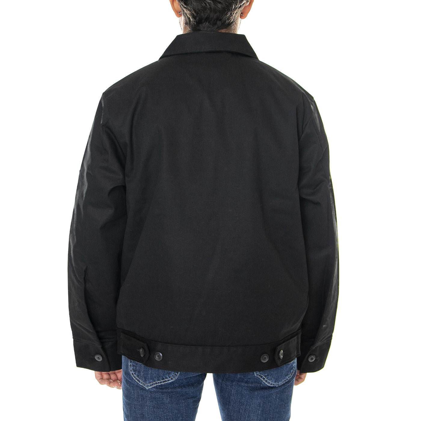 Lined Eisenhower Jacket Rec Black - Giacca Invernale Uomo Nera DK0A4XK4BLK1  DICKIES 