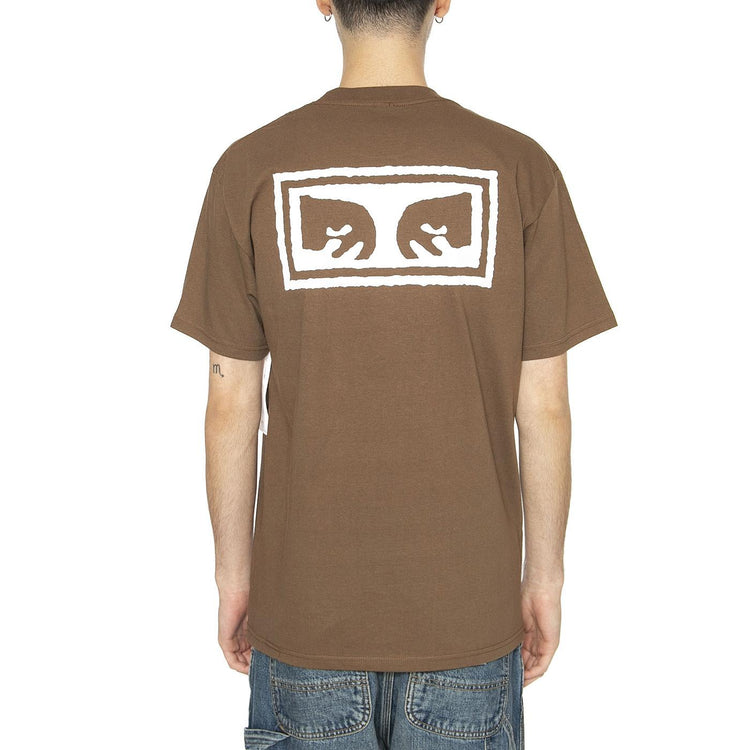 Obey Eyes 3 Tee - Maglietta Girocollo Uomo Marrone 165261826-SLT  OBEY 