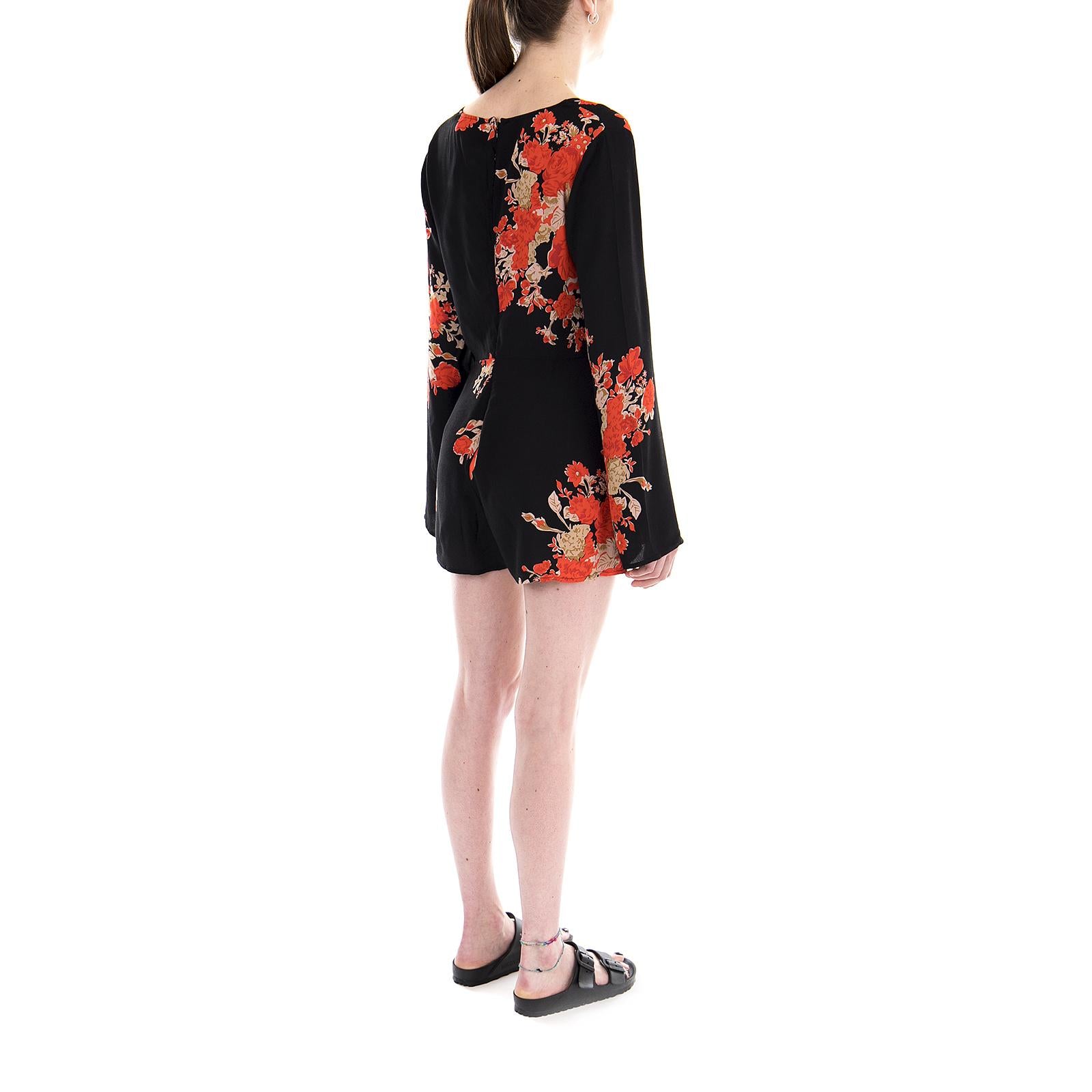 DEAD GARDEN ROMPER BLACK MULTI 272130004-BKM  OBEY 