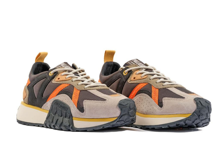 Troop Runner Outcity Beluga / Dusky Green - Scarpe Stringate Profilo Basso Uomo Multicolore PAS08876-343-M  PALLADIUM 
