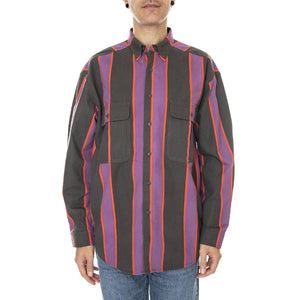 Skate L/S Woven Vertical Stripe Black Pu - Camicia Uomo Multicolore A0953-0005  LEVIS 