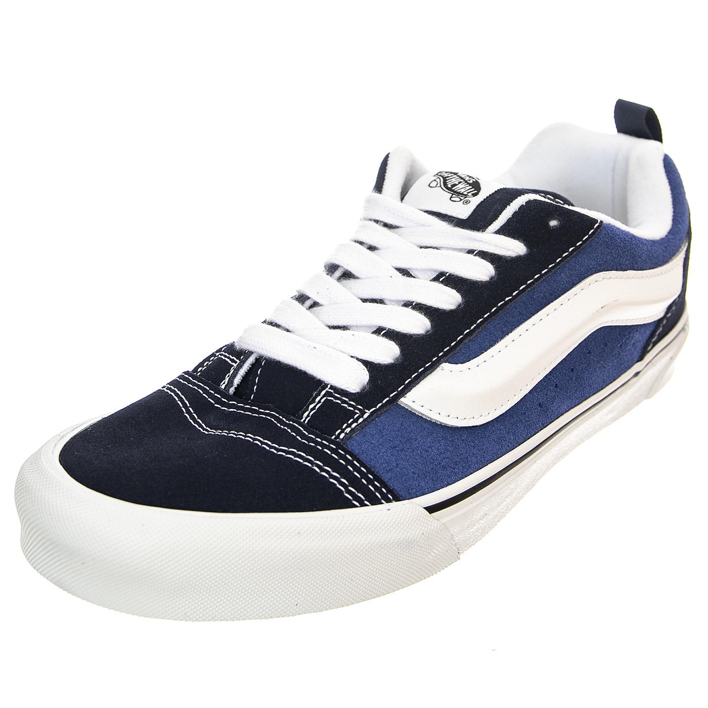 Knu Skool Navy / True White - Scarpe Stringate Profilo Basso Uomo Blu VN0009QCNWD1  VANS 