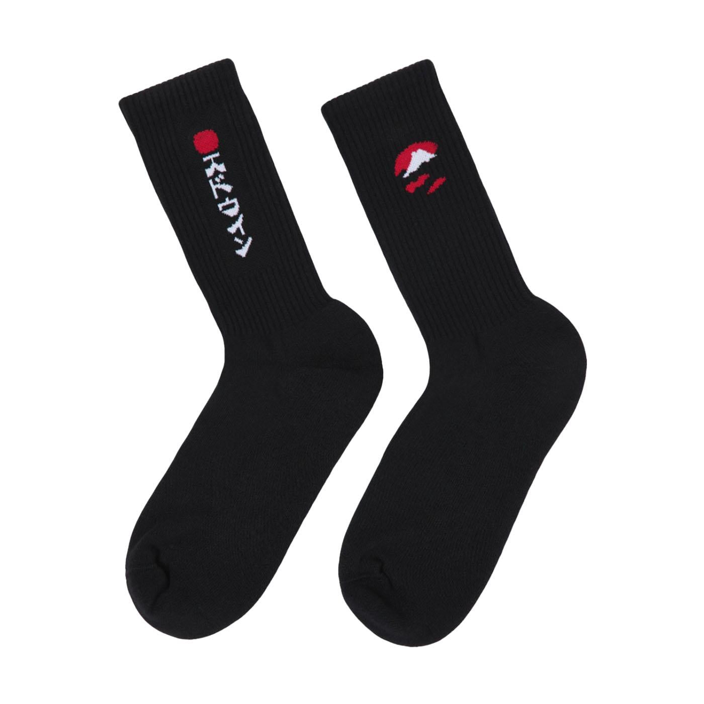 KAMIFUJI SOCKS Black - Calzini Neri I032679. 89.67 EDWIN 