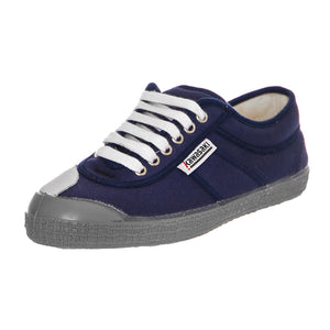 Basic Canvas Shoes - Blue / Grey - Scarpe Stringate Profilo Basso Uomo / Donna Blu 75891_4  KAWASAKI 