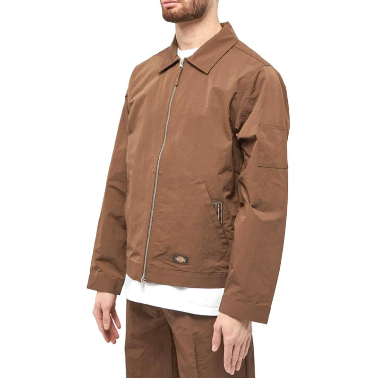 DICKIES X POP EISENHOWER RAIN DRUM - Giacca in Cotone Uomo Marrone DK0A4YKIG561 . DICKIES 