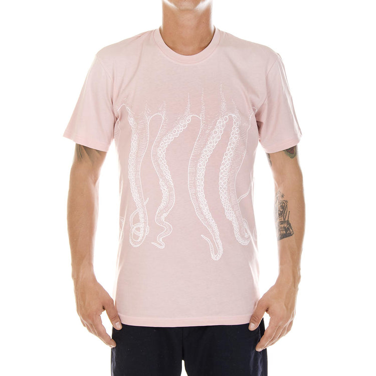 W OCTOPUS OUTLINE TEE WHITE PINK 94253_4  OCTOPUS 