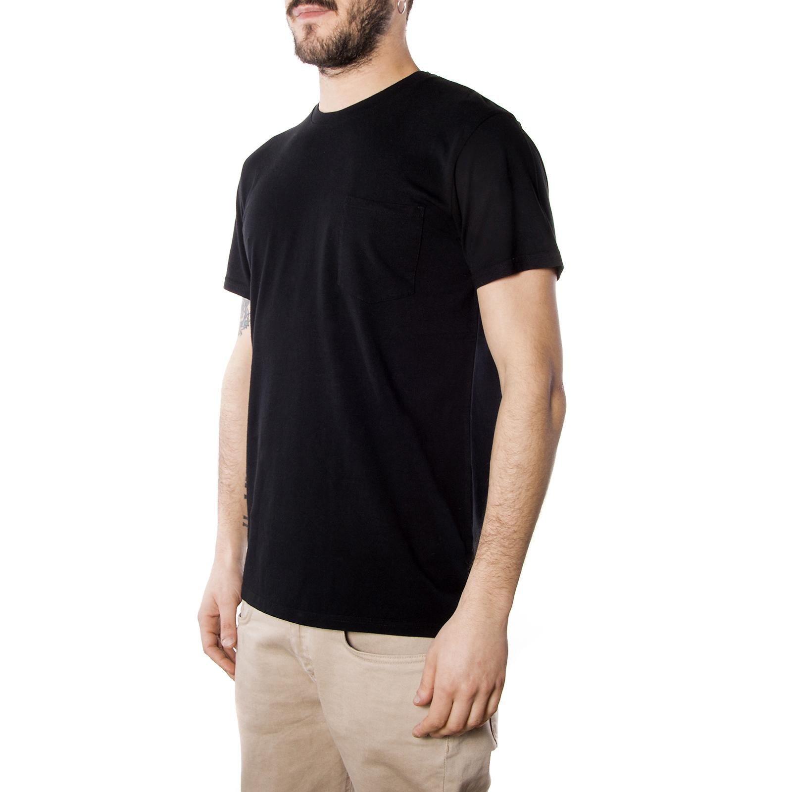 ED POCKET TS COTTON JERSEY BLACK SNEDI022343-BLK  EDWIN 