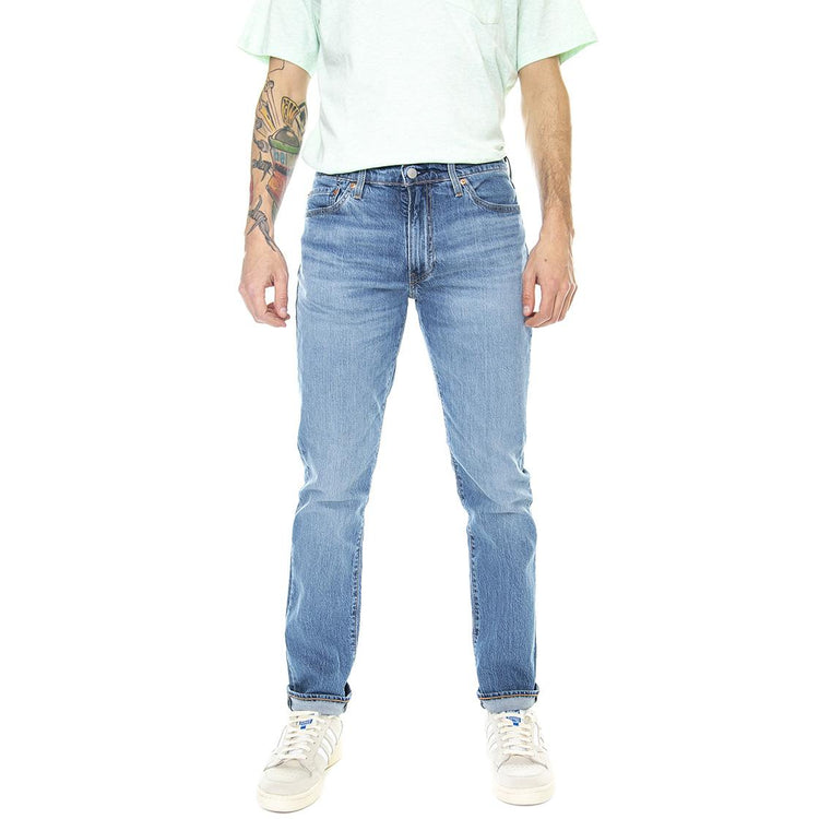 511 Slim Tabor Gentle - Pantaloni Denim Jeans Uomo Blu / Light Indigo / Flat Finish 04511-5113 . LEVIS 