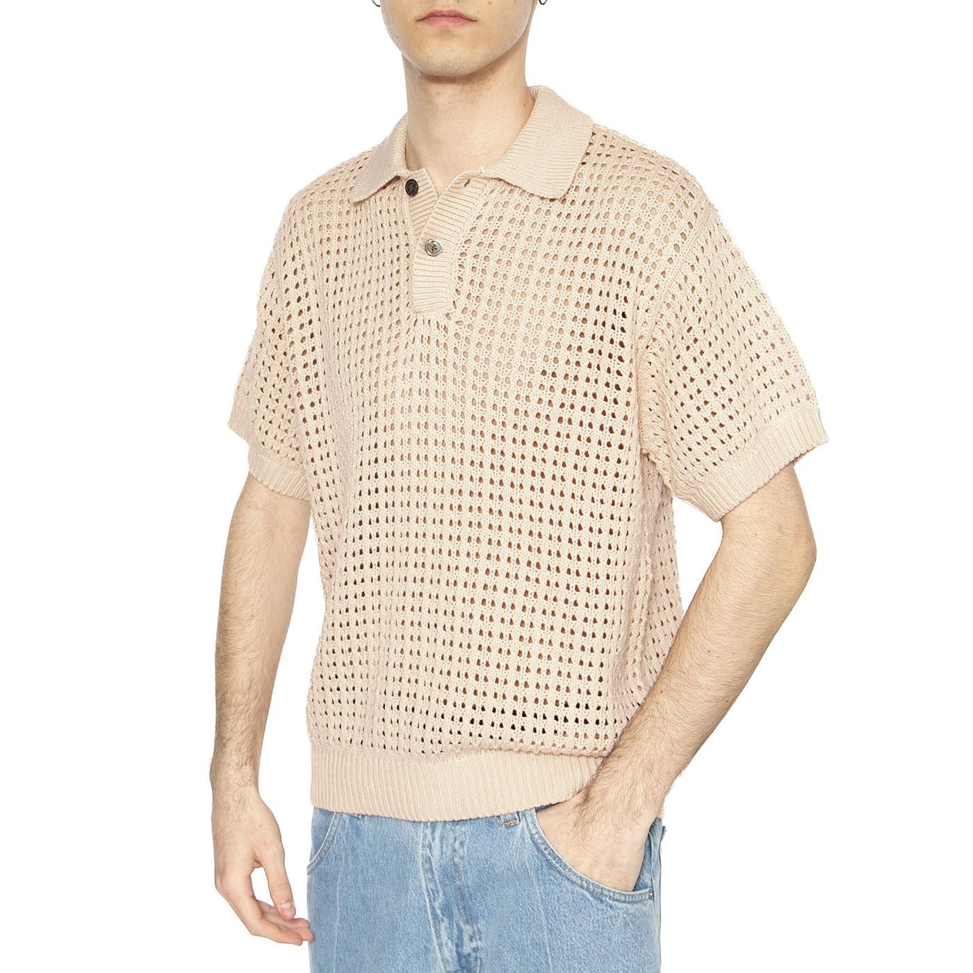 Obey Kody Polo Pale Pink - Polo in Maglia Rosa Uomo 151000104-PPN . OBEY 