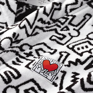 Slow Tide x Keith Haring - Breakers Robe White - Accappatoio Multicolore ST849-ST850-WHITE  SLOWTIDE 