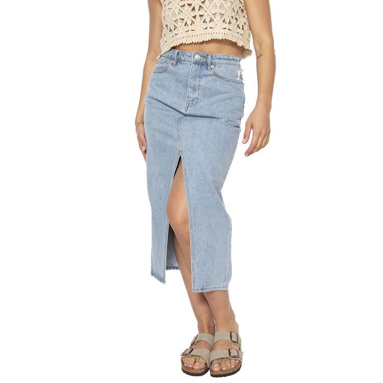 Simplex Denim Skirt Cirrus - Gonna Denim Jeans Blu 411550123-CIU  OBEY 