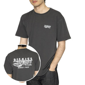 SS Station SS Tee Black - Maglietta Girocollo Uomo Nera DK0A4Z8XBLK1  DICKIES 