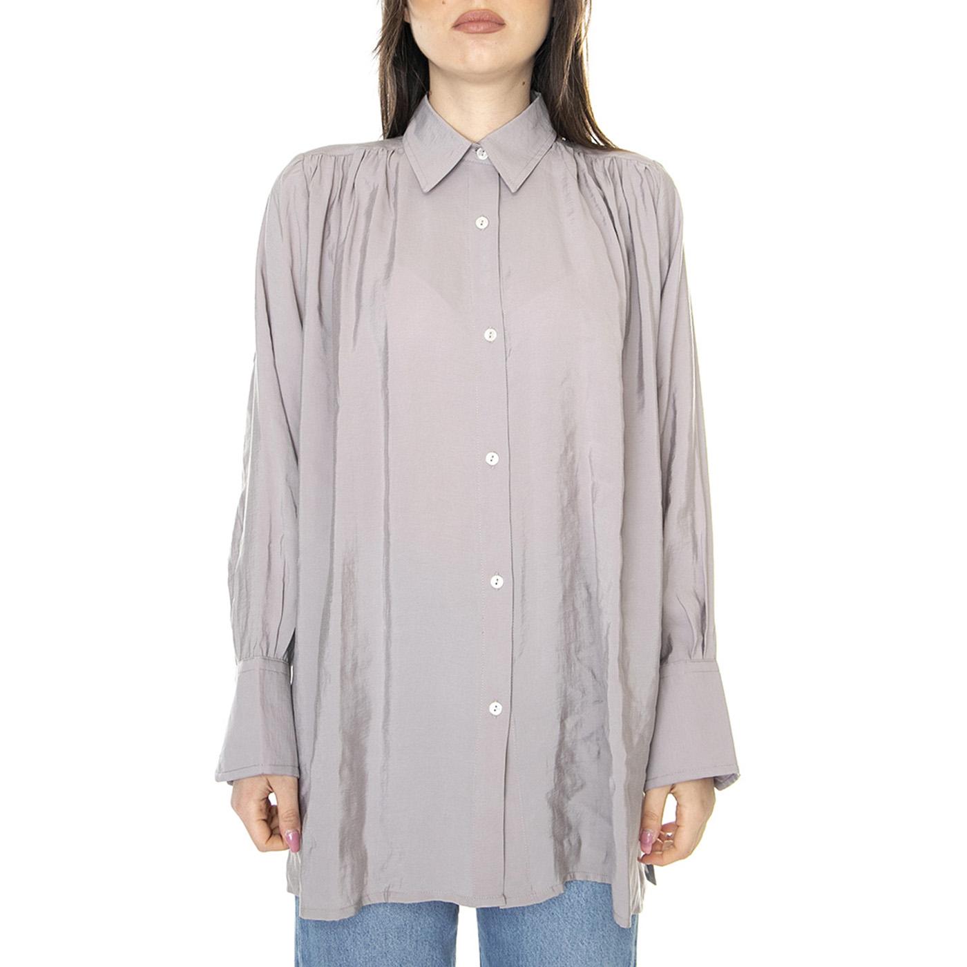 W' Jenny Cement - Camicia Donna Grigia 330846-559  ELVINE 