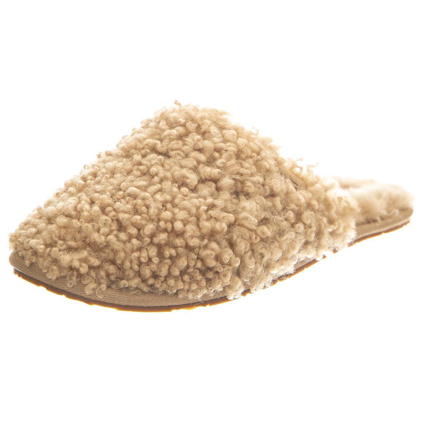 Maxi Curly Slide Sand - Sandali / Ciabatte Donna Grige UGSMCUSLSAN1133151W  UGG 