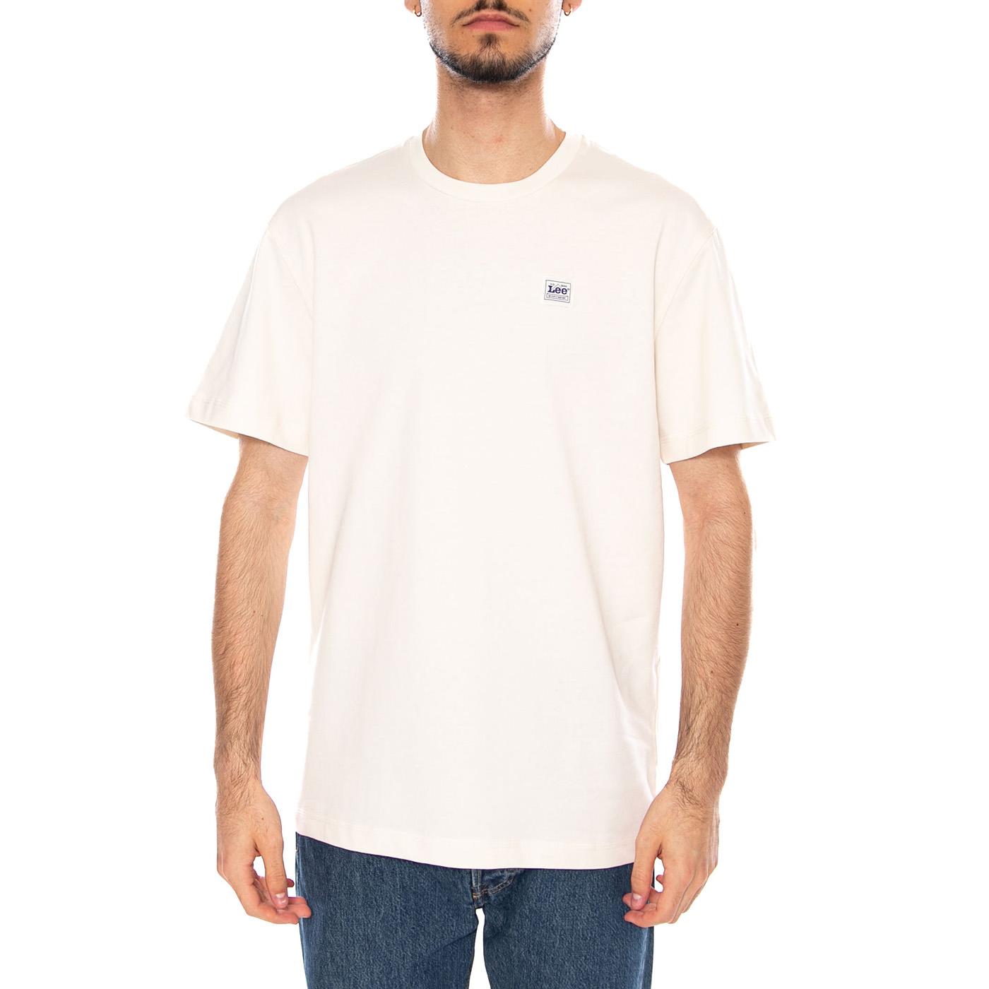 WORKWEAR TEE NATURAL - Maglietta Girocollo Uomo Bianca 112376606 WHT LEE 