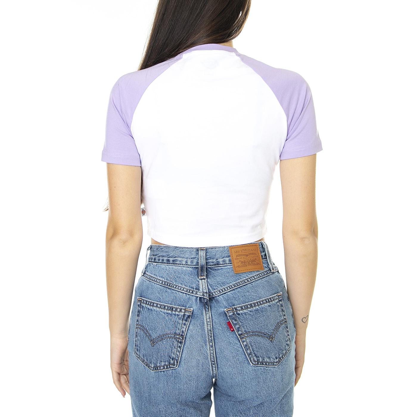 W' Sodaville Tee Purple Rose - Maglietta Girocollo Donna Multicolore DK0A4Y8JE611  DICKIES 