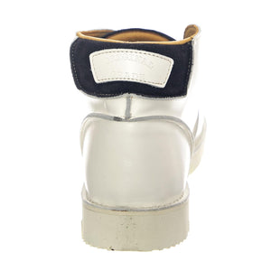 Considered White Navy - Scarpe Stringate Profilo Alto Uomo Bianche OGSCONSIDERED-WHTNVY  ORIGINAL GRADE 